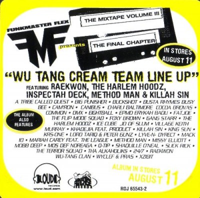 Funkmaster Flex – Wu-Tang Cream Team Line Up (CDS) (1998) (FLAC + 320 kbps)
