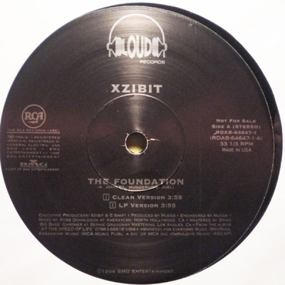 Xzibit – The Foundation (Promo VLS) (1996) (FLAC + 320 kbps)