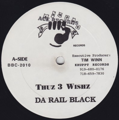 Da Rail Black & Pauly Paps – Thuz 3 Wishz / War Scarz (VLS) (1996) (FLAC + 320 kbps)