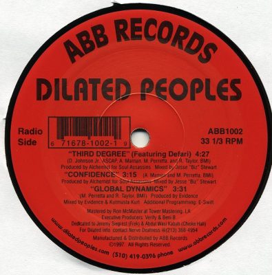 Dilated Peoples – Third Degree (VLS) (1997) (FLAC + 320 kbps)
