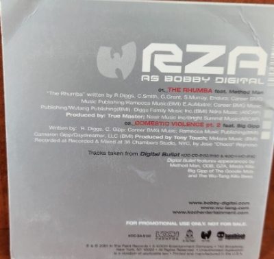 RZA – The Rhumba -bw- Domestic Violence Pt. 2 (Promo CDS) (2001) (FLAC + 320 kbps)
