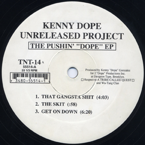 Kenny Dope Unreleased Project ‎- The Pushin’ “Dope” EP (Vinyl) (1994) (FLAC + 320 kbps)