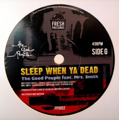 The Good People – Sleep When Ya Dead / The Bang Out (WEB Single) (2014) (FLAC + 320 kbps)