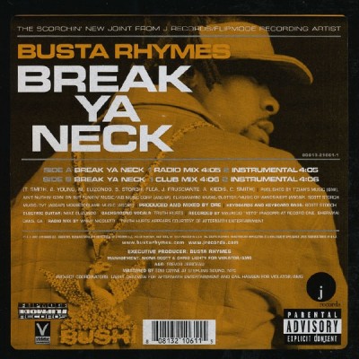 Busta Rhymes – Break Ya Neck (VLS) (2001) (FLAC + 320 kbps)