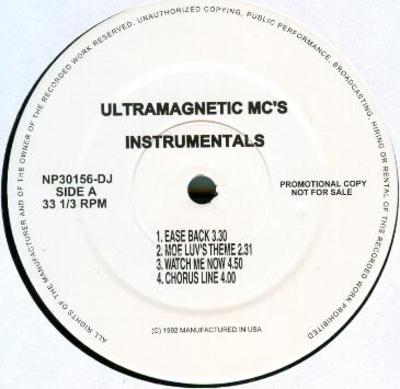 Ultramagnetic MC’s – Instrumentals (Vinyl) (1992) (FLAC + 320 kbps)