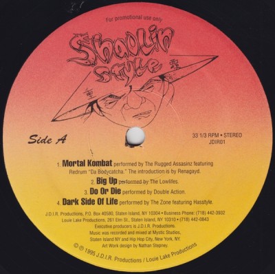 VA – Shaolin Style (Vinyl) (1995) (FLAC + 320 kbps)