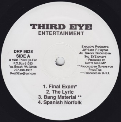 Third Eye Entertainment – Untitled EP (Vinyl) (1998) (FLAC + 320 kbps)