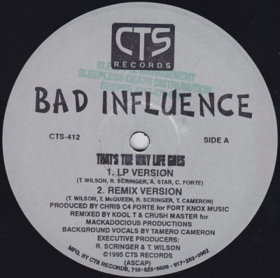 Bad Influence – That’s The Way Life Goes (VLS) (1995) (FLAC + 320 kbps)