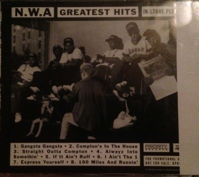 N.W.A – Greatest Hits (In-Store Play Copy) (Promo CD) (1996) (320 kbps)