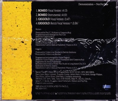 Super Lover Cee & Casanova Rud – Romeo (Promo CDS) (1991) (320 kbps)