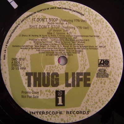 Thug Life – It Don’t Stop / Str8 Ballin’ (Promo VLS) (1995) (FLAC + 320 kbps)