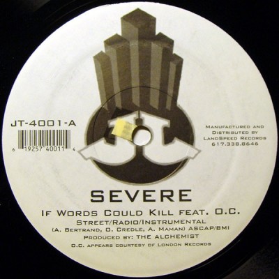Severe – If Words Could Kill / My Way (VLS) (2000) (320 kbps)
