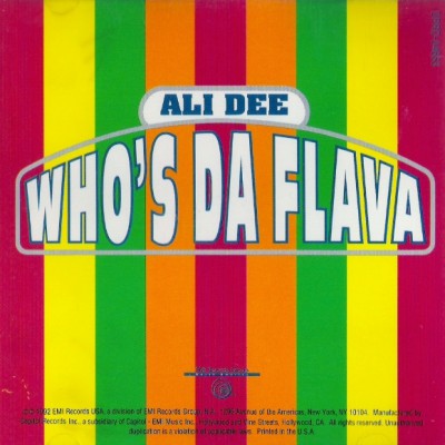 Ali Dee – Who’s Da Flava (Promo CDS) (1992) (320 kbps)