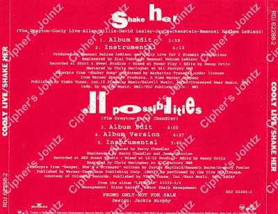 Cooly Live – Shake Her (Promo CDS) (1992) (320 kbps)