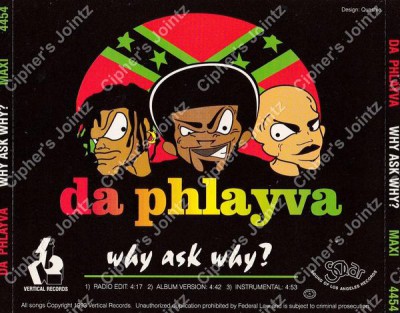 Da Phlayva - Why Ask Why (1993)