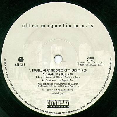 Ultramagnetic MC’s – Travelling At The Speed Of Thought (VLS) (1987) (FLAC + 320 kbps)