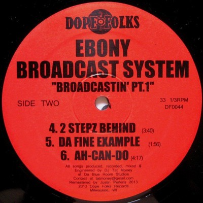 Ebony Broadcast System – Broadcastin’, Pt. 1 (Vinyl) (2014) (320 kbps)