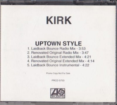 Kirk - Uptown Style (Back)