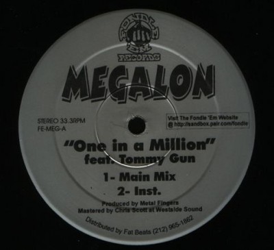 Megalon – One In A Million (VLS) (2000) (FLAC + 320 kbps)