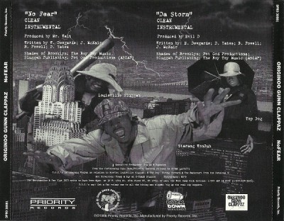O.G.C. – No Fear (Promo CDS) (1996) (FLAC + 320 kbps)