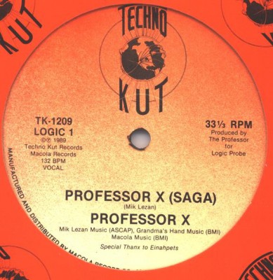 Professor X – Professor X (Saga) (VLS) (1989) (FLAC + 320 kbps)