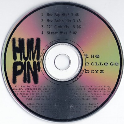The College Boyz – Humpin’ (Promo CDS) (1992) (320 kbps)