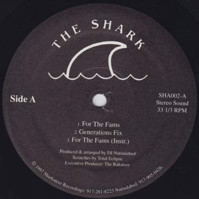 The Shark – For The Fams / Generations Fix / Grand Design (VLS) (1997) (FLAC + 320 kbps)