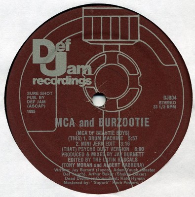 MCA & Burzootie – Drum Machine (VLS) (1985) (FLAC + 320 kbps)