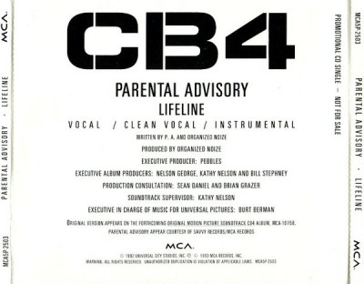 Parental Advisory – Lifeline (Promo CDS) (1993) (320 kbps)