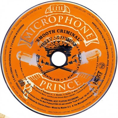 The Microphone Prince – Smooth Criminal (Promo CDS) (1993) (320 kbps)