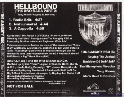 The Almighty RSO – Hellbound (The RSO Saga Part 2) (Promo CDS) (1994) (320 kbps)
