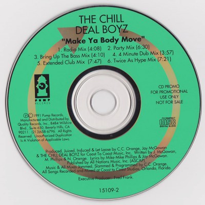 The Chill Deal Boyz – Make Ya Body Move (Promo CDS) (1991) (320 kbps)