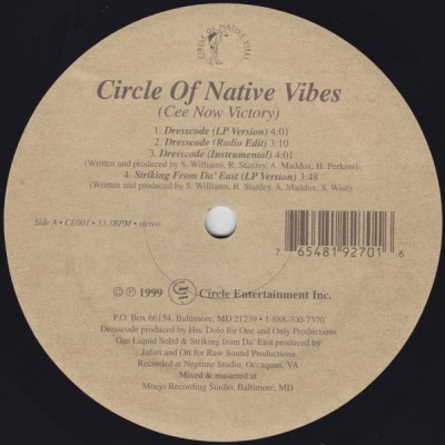 Circle Of Native Vibes – Dresscode (VLS) (1999) (FLAC + 320 kbps)