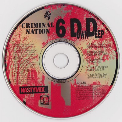 Criminal Nation – 6 Down Deep (CDS) (1992) (320 kbps)