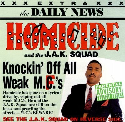 Homicide – Knocking Off All Weak MC’s (CD) (1990) (FLAC + 320 kbps)