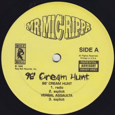 Mr Mic Rippa – ’96 Cream Hunt (VLS) (1996) (FLAC + 320 kbps)