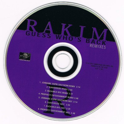 Rakim – Guess Who’s Back (Remixes) (Promo CDS) (1997) (320 kbps)