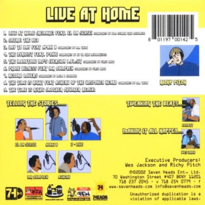 Richy Pitch – Live At Home EP (CD) (2002) (FLAC + 320 kbps)
