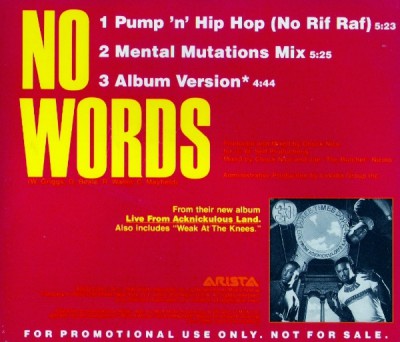 Three Times Dope – No Words (Promo CDS) (1990) (320 kbps)