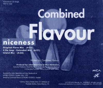 Combined Flavour – Niceness (Promo CDS) (1992) (320 kbps)