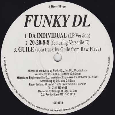 Funky DL & Guile – Da Individual EP (Vinyl) (1996) (FLAC + 320 kbps)