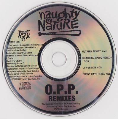 Naughty By Nature – O.P.P. (Remixes) (Promo CDS) (1991) (320 kbps)