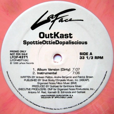 OutKast – SpottieOttieDopaliscious (Promo VLS) (1998) (320 kbps)