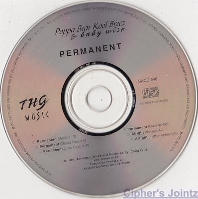 Poppa Bear Kool Breez & Baby Wise – Permanent (Promo CDS) (1992) (320 kbps)