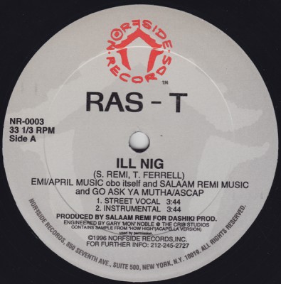Ras-T - Ill Nig