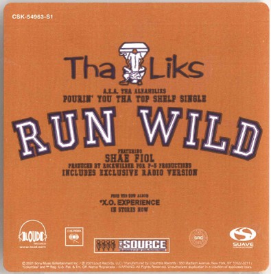 Tha Liks – Run Wild (Promo CDS) (2001) (320 kbps)
