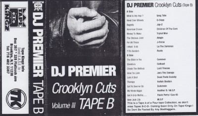 DJ Premier – Crooklyn Cuts Volume III: Tape B (Cassette) (1996) (FLAC + 320 kbps)