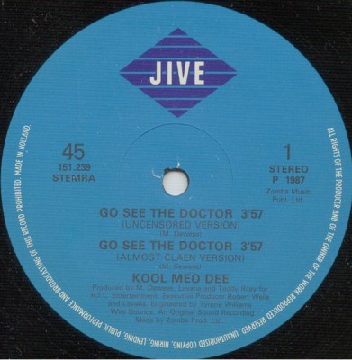 Kool Moe Dee – Go See The Doctor / Monster Crack (VLS) (1986) (FLAC + 320 kbps)