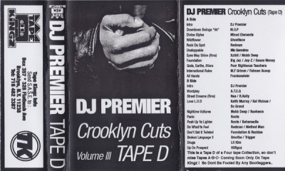 DJ Premier – Crooklyn Cuts Volume III: Tape D (Cassette) (1996) (FLAC + 320 kbps)