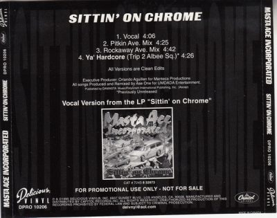 Masta Ace – Sittin’ On Chrome (Promo CDS) (1995) (320 kbps)